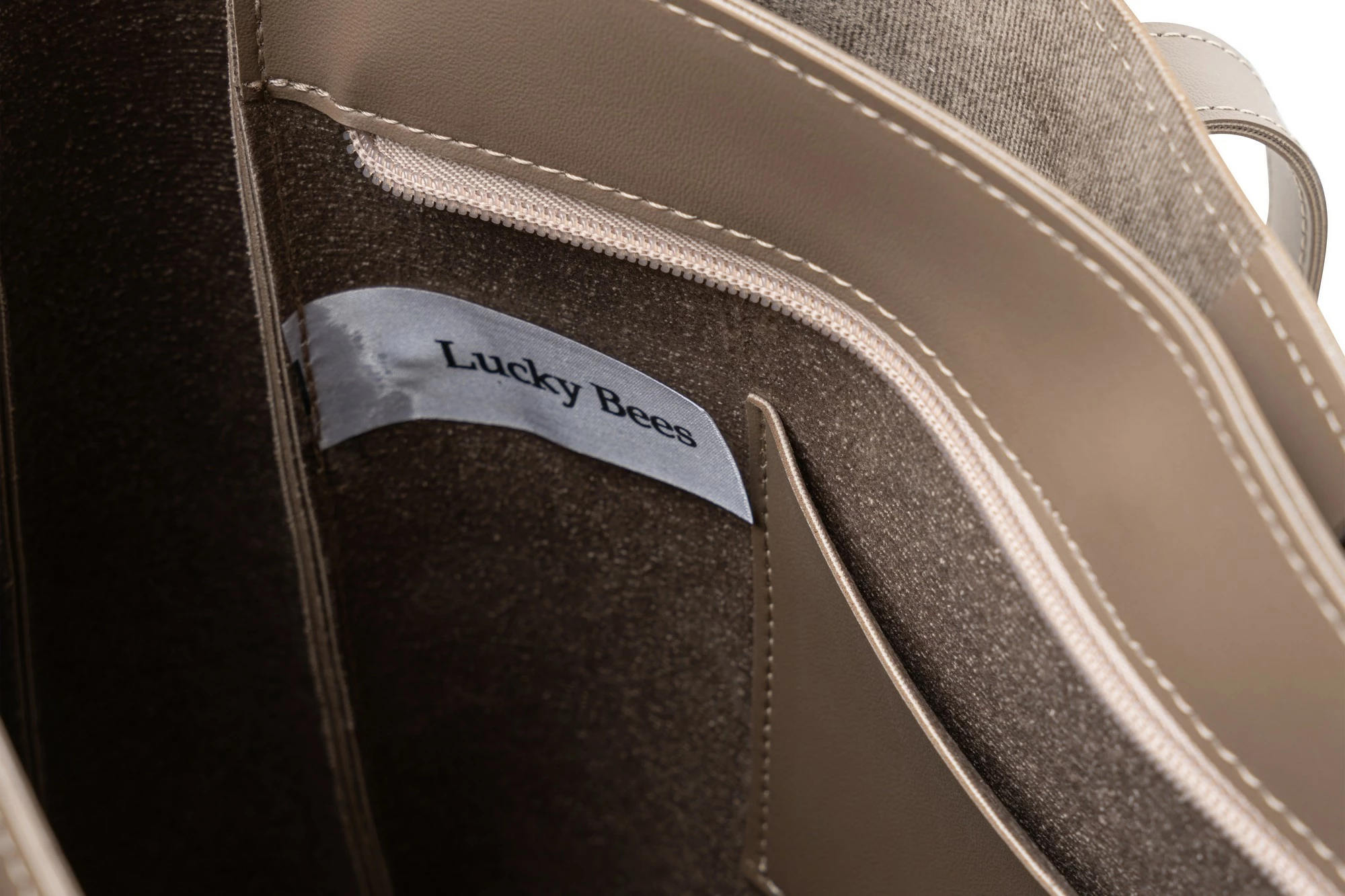 Tote torba Lucky Bees 1257, temno mink