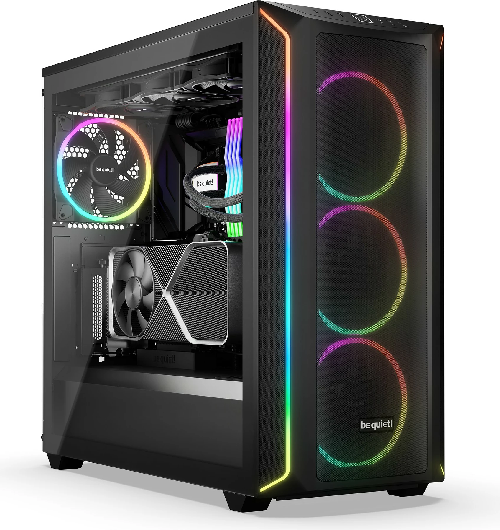 Kasetnik Be Quiet! Shadow Base 800 FX, Midi Tower, ATX/E-ATX/microATX/Mini-ITX, črn