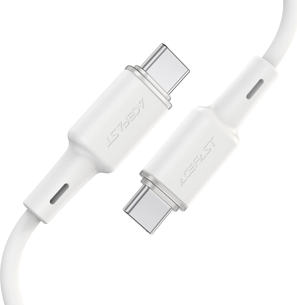 Kabel USB-C na USB-C, 1,2 m, 60 W, bel — Acefast C2-03-C-C