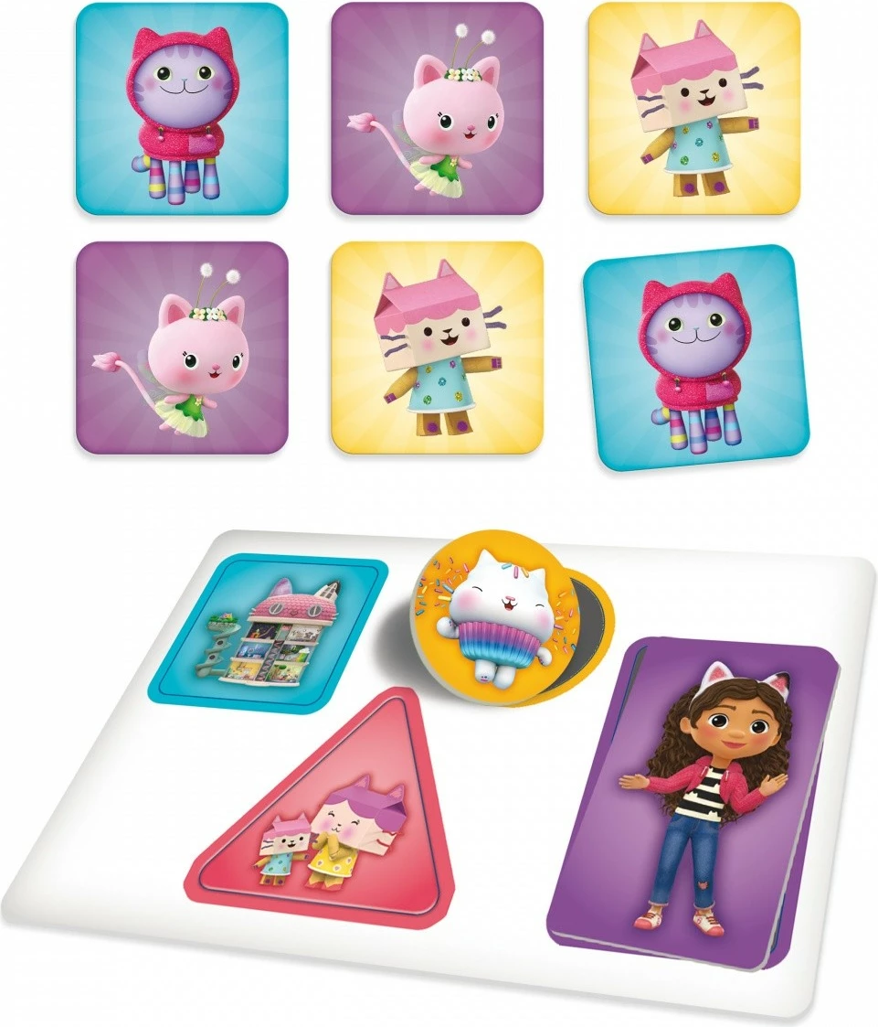 Izobraževalna igralna miza, Gabby's Dollhouse Lisciani, plastika, za otroke od 3 let