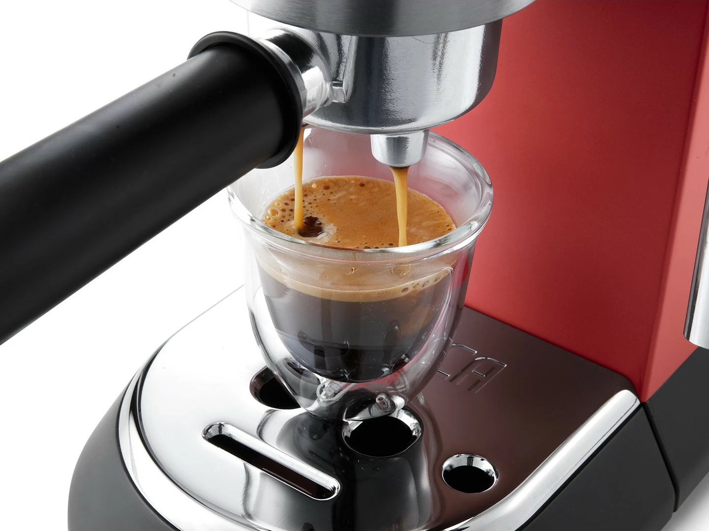Kavni aparat, polavtomatski DeLonghi Dedica EC685.R, rdeč