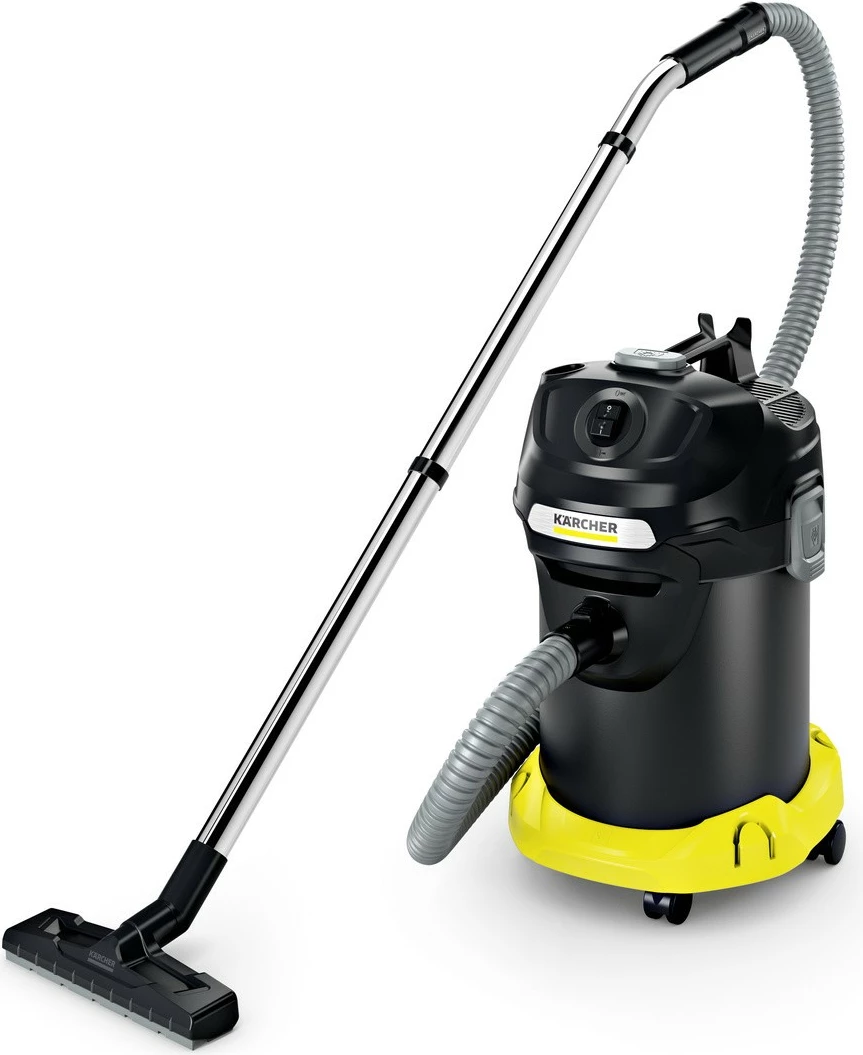 Sesalnik za pepel, 17 L, 600 W, kovinski zbiralnik, brez vrečke, črno/rumen — Karcher AD 4 Premium 1.629-731.0