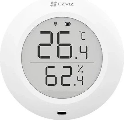 Senzor temperature in vlažnosti EZVIZ CS-T51C, brezžični, bel