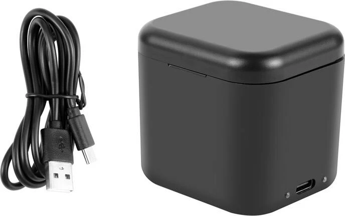 Polnilec in škatla za pomnilniške kartice Puluz PU968B za Insta360 Ace Pro/Ace, črn