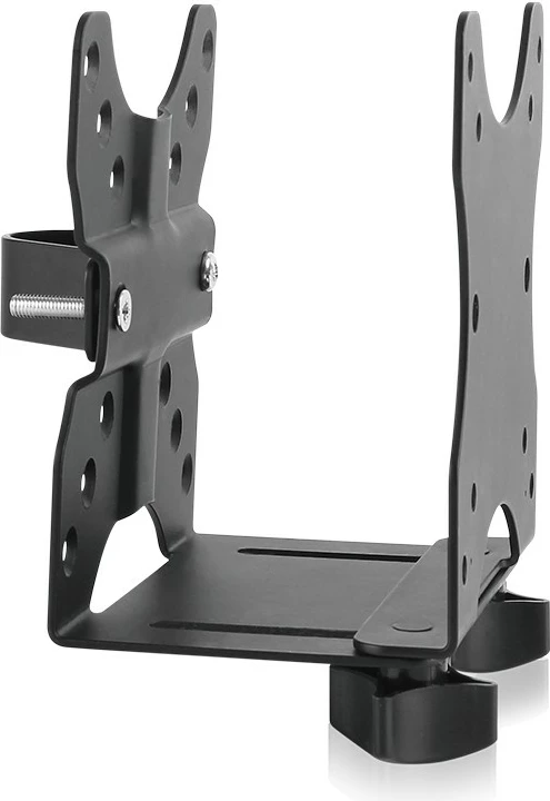 Nosilec za mini PC, ICY BOX IB-MSA102-VM, montaža na mizo, VESA 75x75/100x100 mm, črn