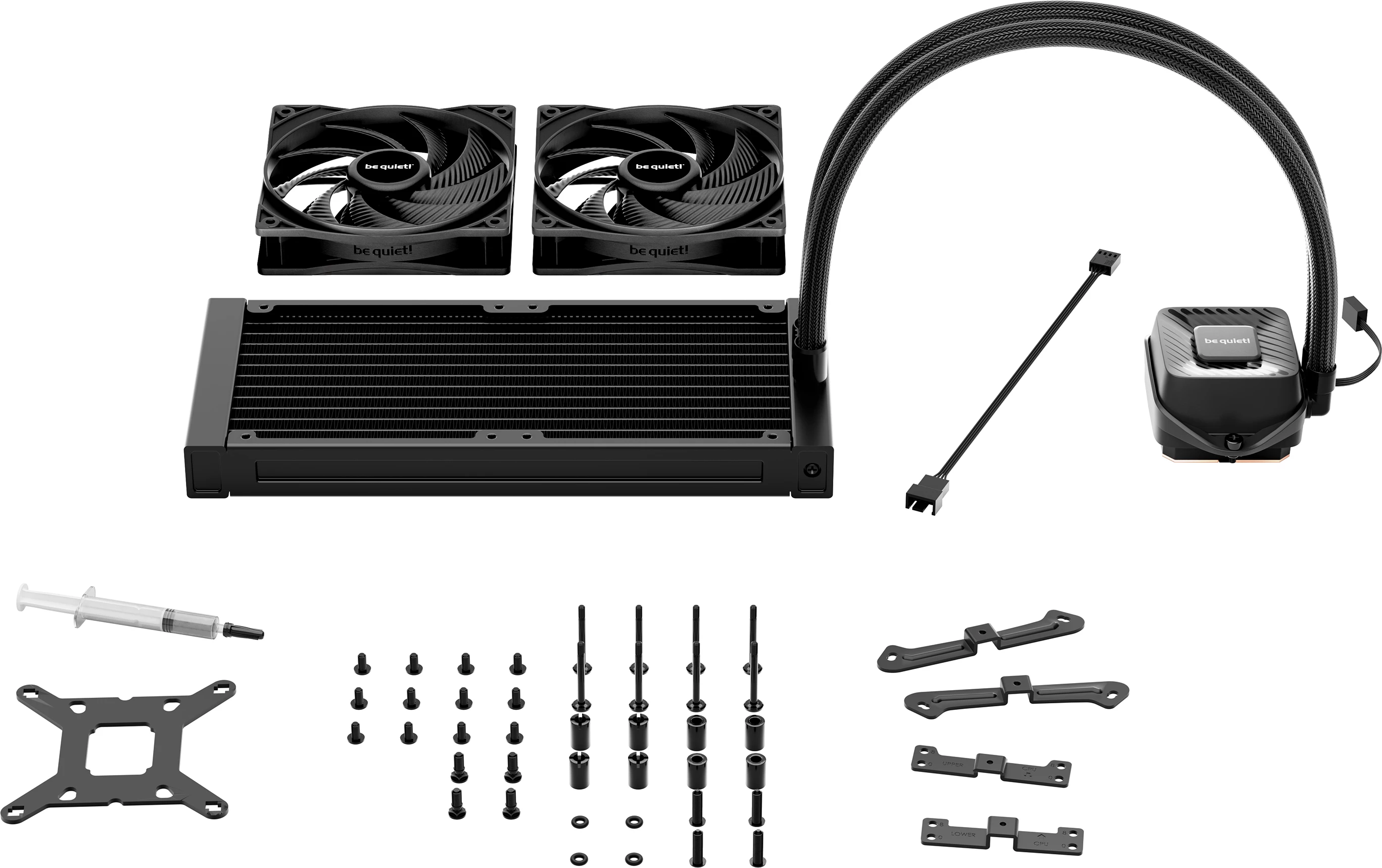 Fazni vodni hladilnik 240 mm, be quiet! PURE Loop 3, črn