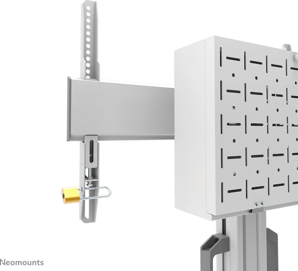 Prenosni voziček za TV, Neomounts Newstar FL50S-825WH1, za zaslone 37–75 inčev, nastavljiva višina, bela