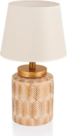 Namizna svetilka, krem in zlata Opviq YL023