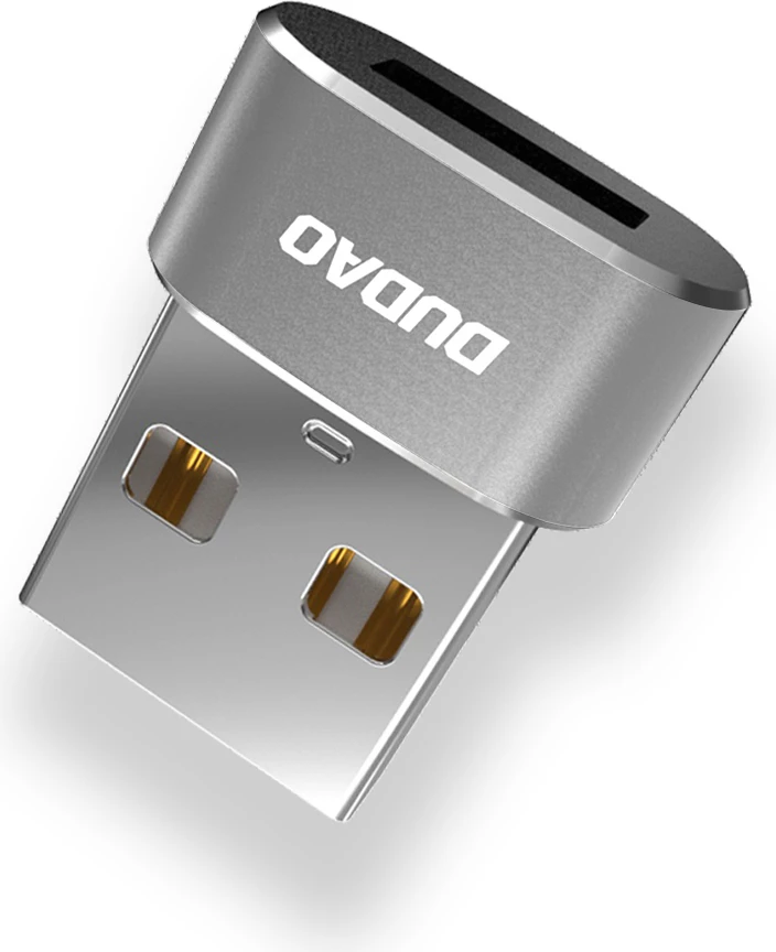 Adapter USB-C na USB-A Dudao L16AC, črn