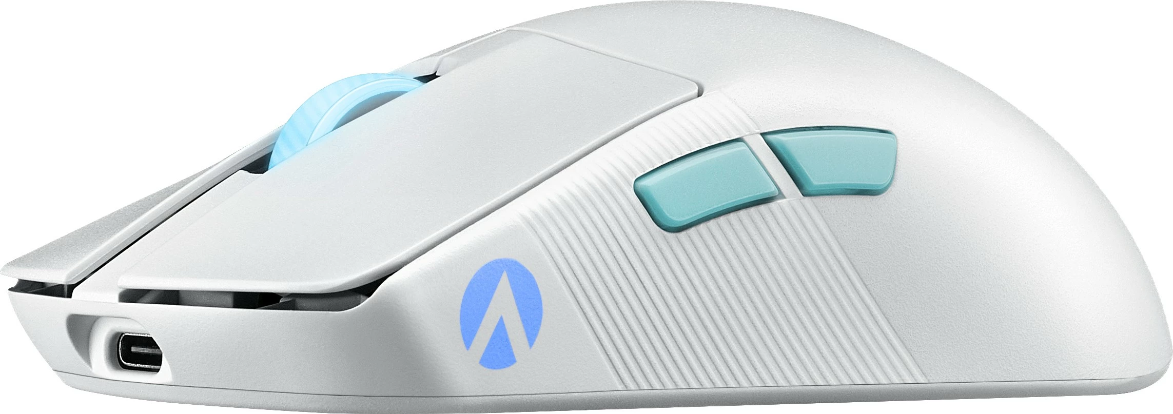 Računalniška miška ROG Harpe Ace Aim Lab Edition ASUS, 36000 DPI, brezžična, bela