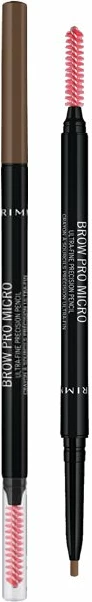 Svinčnik za obrvi Rimmel Brow Pro Micro 02 Soft Brown 0,09 g