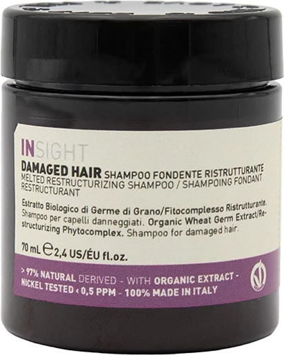 Koncentriran šampon za poškodovane lase INSIGHT Damaged Hair, 70 ml
