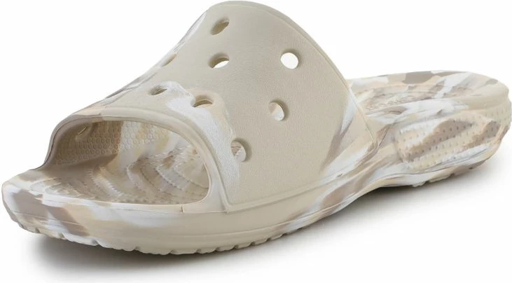 Natikače Crocs Classic Marbled, kremne, unisex