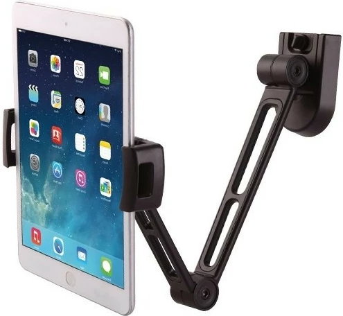 Nastavljiv stenski nosilec za tablico 4,7-12,9", Techly 026388, črn