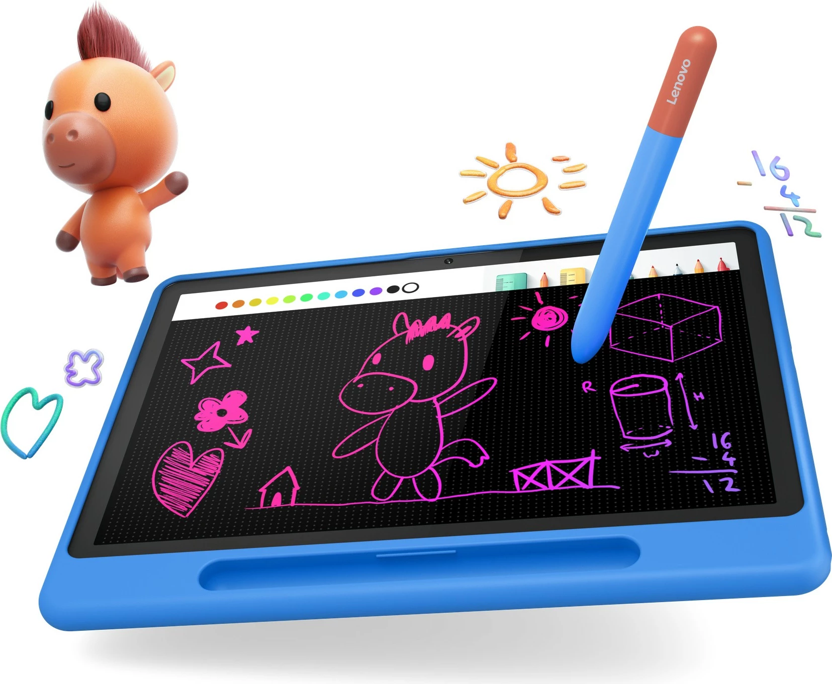 Tablični računalnik 64GB z ovitkom in pisalom Lenovo Tab 2025, črn