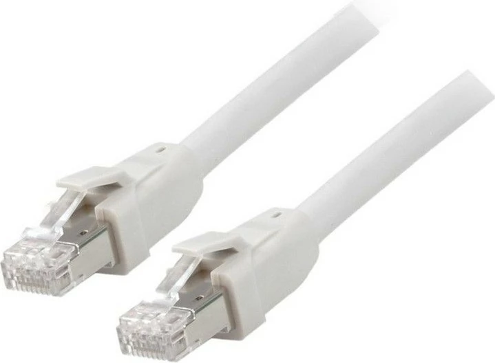Mrežni kabel Cat8.1 5 m, S/FTP, RJ-45, siv — Equip