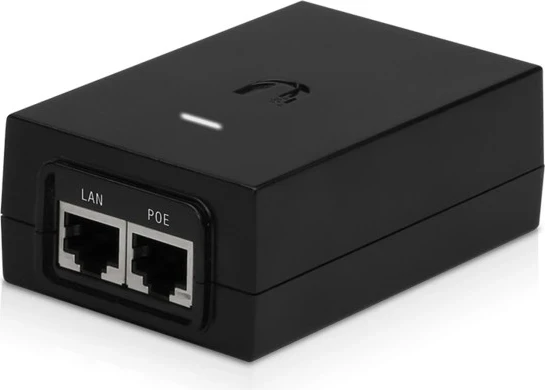 Adapter PoE, Fast Ethernet, 48 V, črn — Ubiquiti POE-48-24W