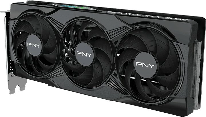 Grafična kartica PNY RTX 5060 8GB GDDR7, 3 ventilatorji, črna