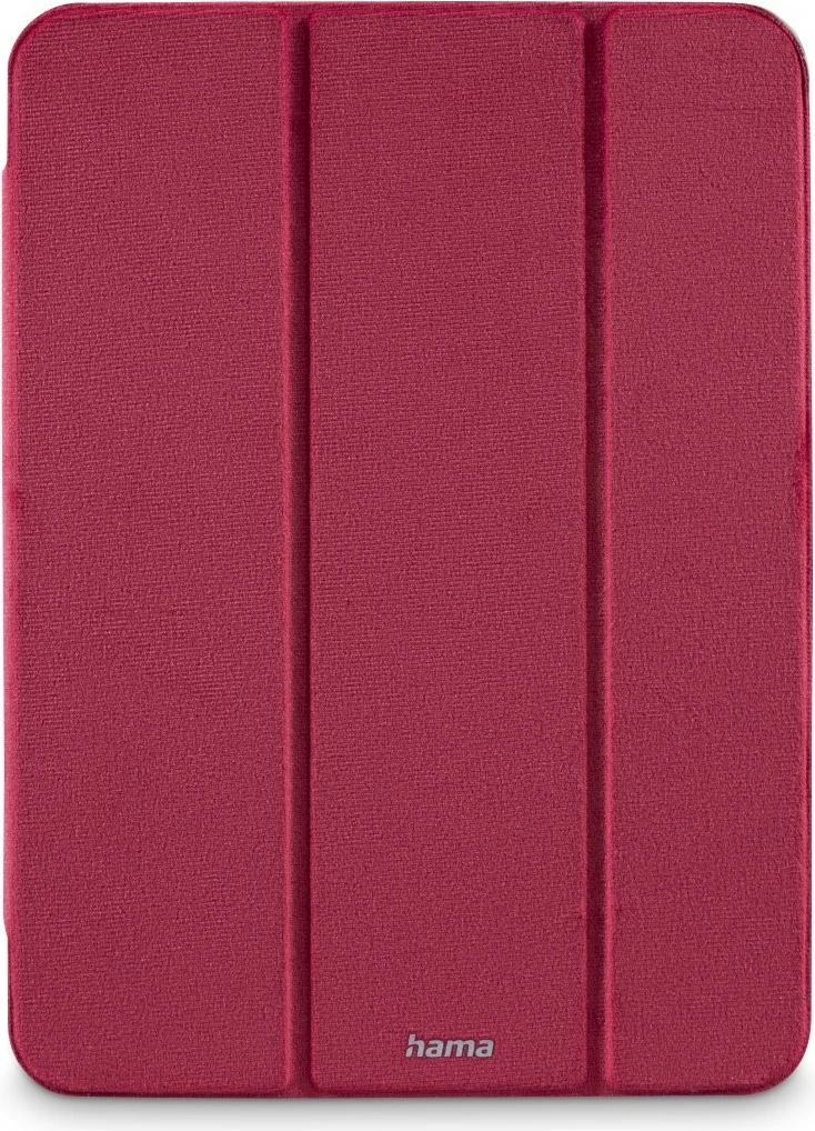 Ovitek za iPad 10,9 (10. gen, 2022), Hama 217254, žamet, preklop z magnetom vklop/izklop, držalo z dvema kotoma, prozoren zadnji del, Watermelon