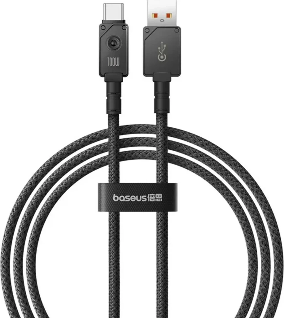 Kabel USB Unbreakable 1 m, USB A na USB C, črn – Baseus