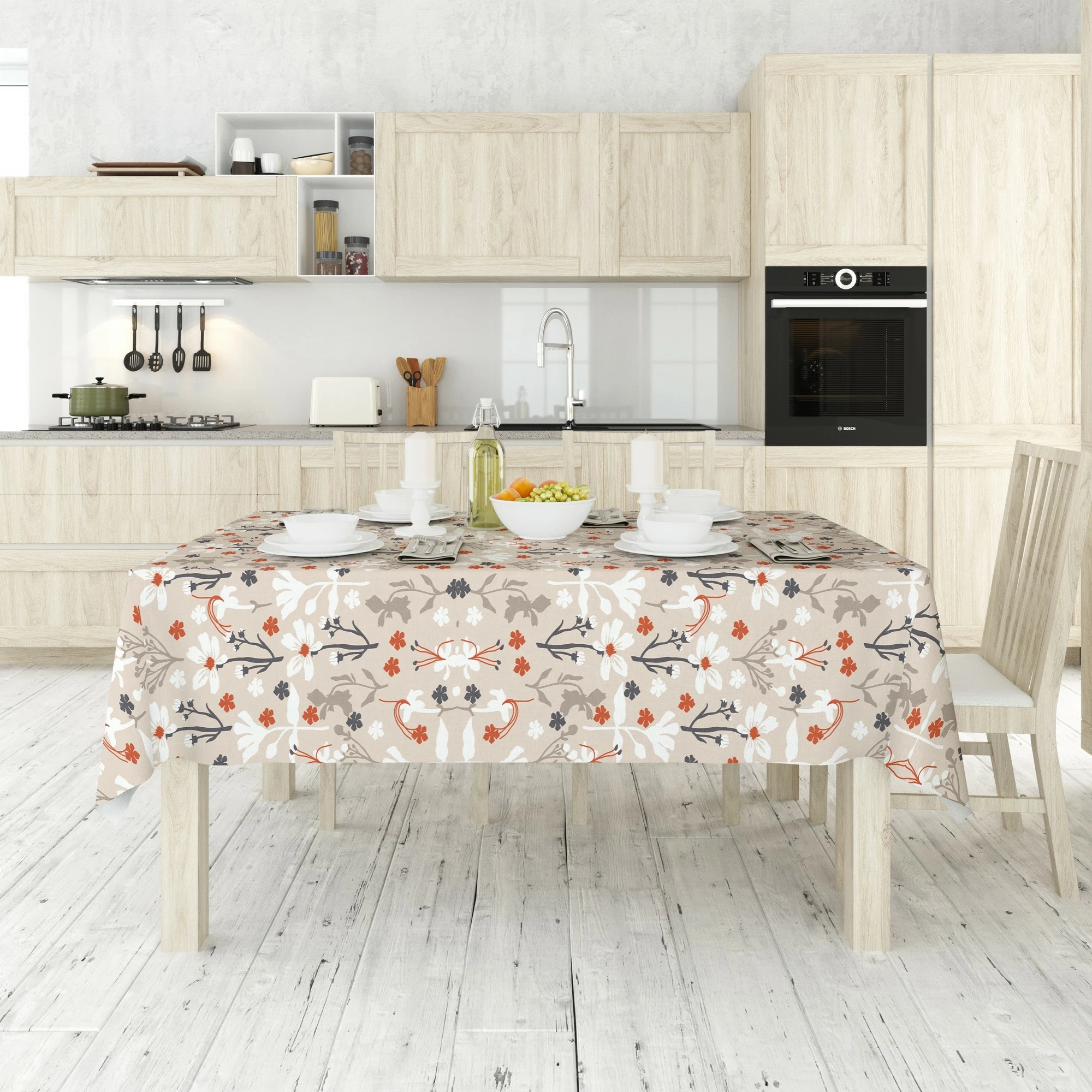Namizni prt, večbarven, Hermia Asr-tblclt25-51, 140 x 300 cm