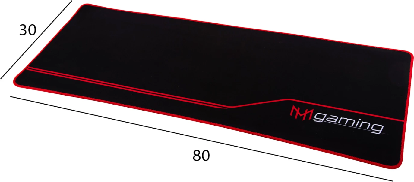 Igralna podloga za miško FH8785 iz mehke tkanine v črni barvi