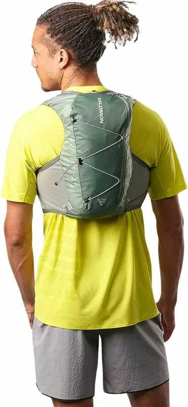 Nahrbtnik za tek in kolesarjenje Salomon Active Skin 8 Set, unisex, zelen