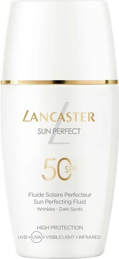 Obarvan zaščitni krem za obraz za ženske, Lancaster Sun Perfect Tinted Fluid SPF50, 30 ml