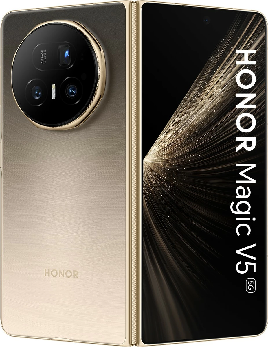 Pametni telefon Honor Magic V5 5G, 16 GB RAM, 512 GB, dawn gold