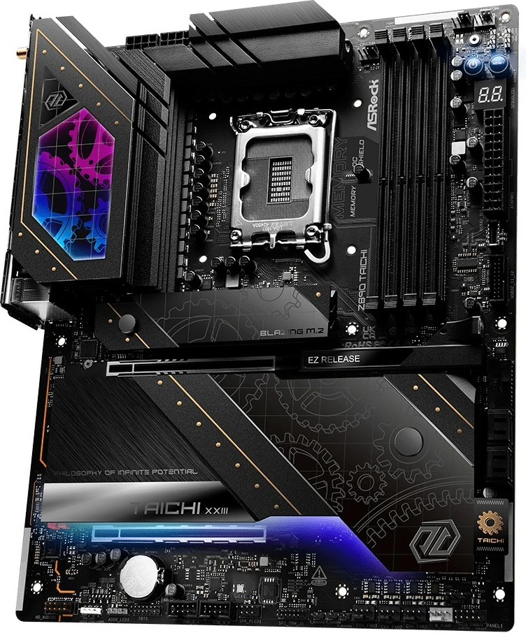 Matična plošča ASRock Z890 Taichi, Intel, LGA 1851, DDR5, Wi‑Fi 7, Thunderbolt 4