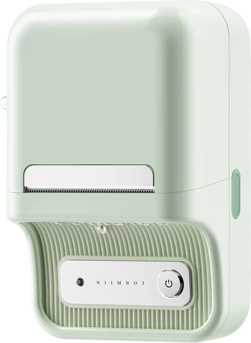 Prenosni tiskalnik etiket NIIMBOT B21S, 203 dpi, širina 20–48 mm, Bluetooth, baterija 1200 mAh, USB-C, mint