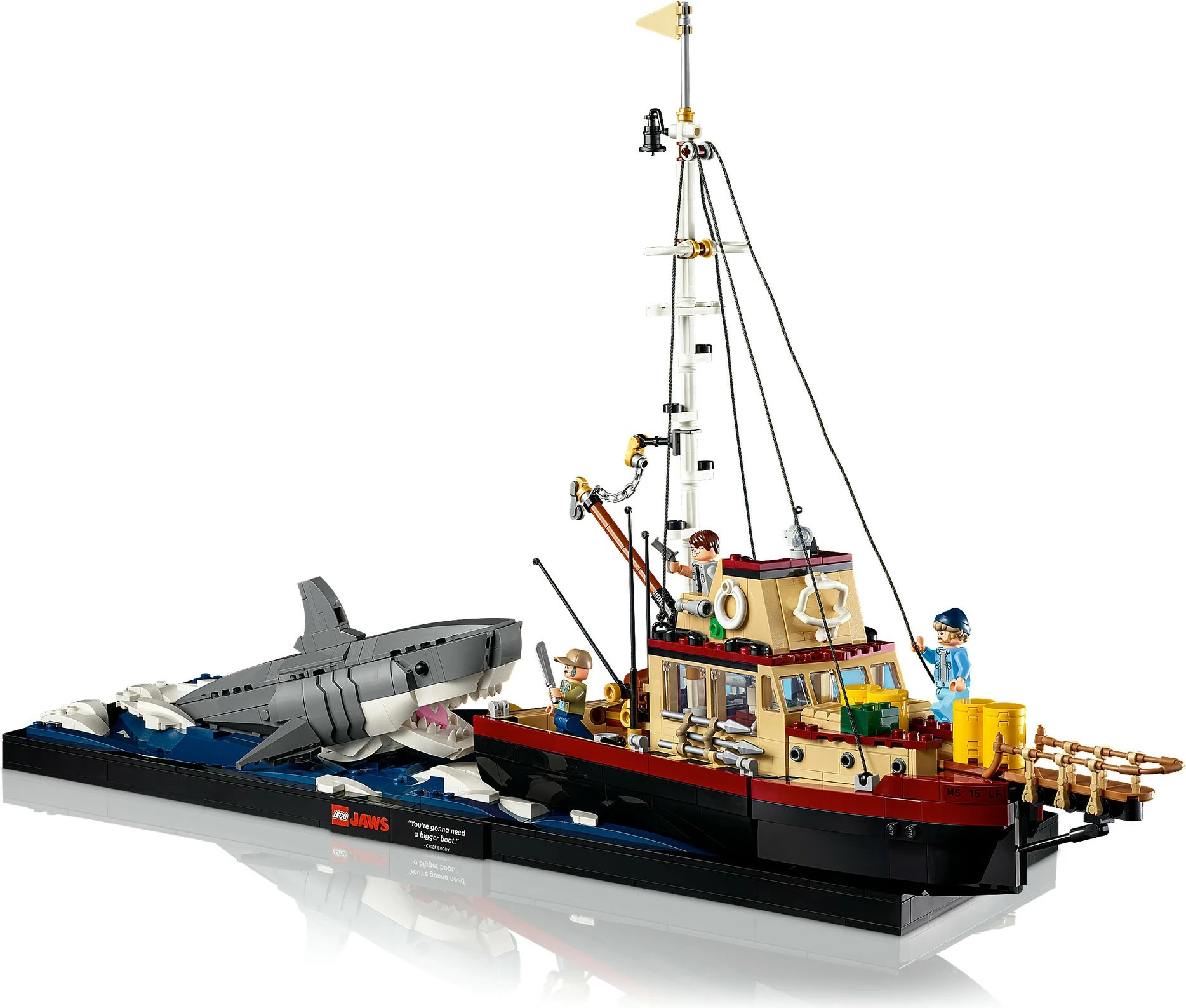 Set gradnikov LEGO Ideas 21350 Jaws, 1497 delov