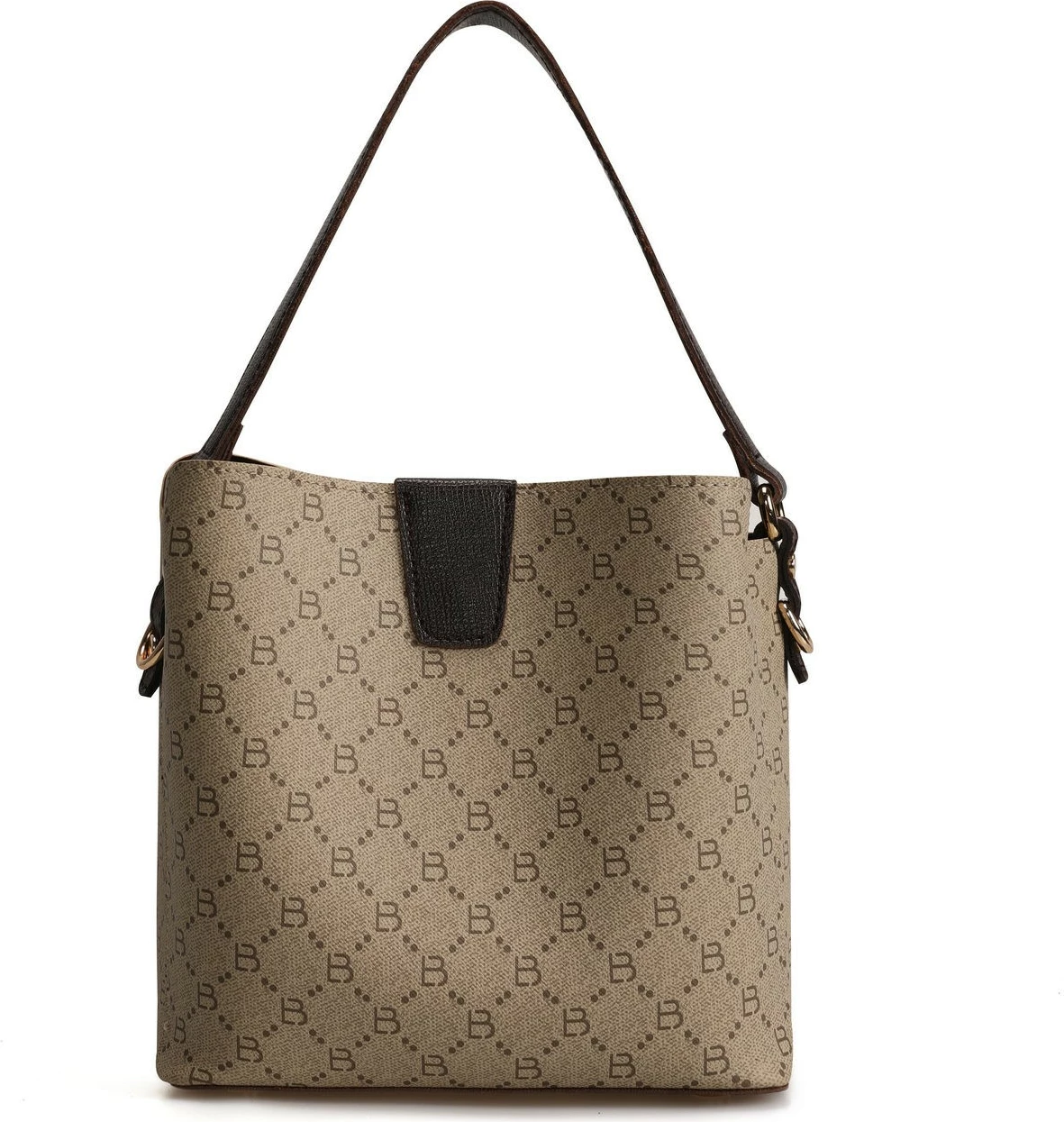 Bucket torba Lucky Bees, krem, rjava, 328 v2
