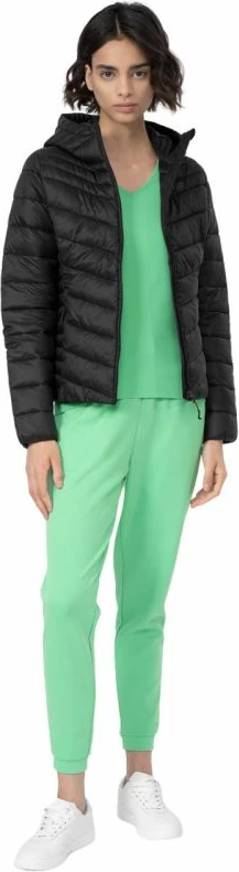 Črna ženska plašč 4f