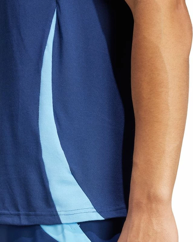 Polo majica Tiro 24 adidas, moška, temno modra