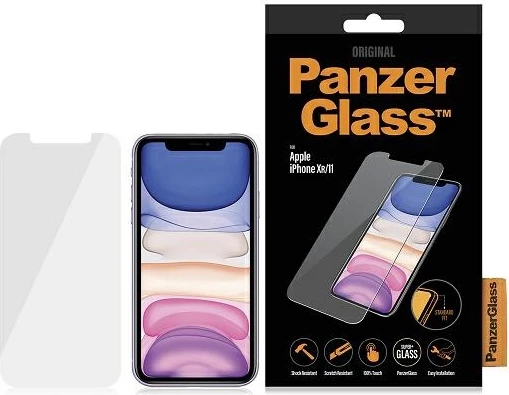 Zaščitno steklo PanzerGlass Standard Super+ za iPhone XR/11, prozorno