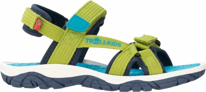 Otroške sandale Trollkids, zelene