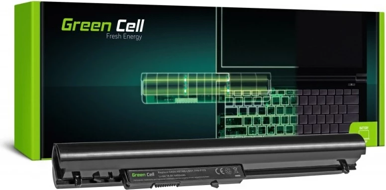Baterija za prenosnik Green Cell HP59, 4400 mAh, Li-Ion, za HP, črna