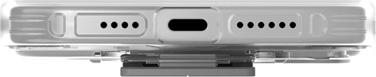 Ovitek z nosilcem za iPhone 15 Pro 6.1" UNIQ Heldro Mount, prozoren