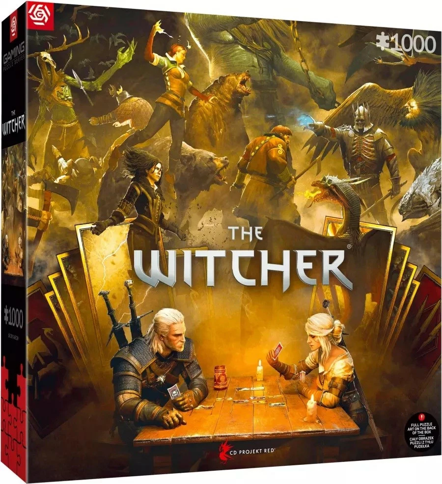 Puzzle The Witcher: Playing Gwent, Cenega Publishing, 1000 kosov