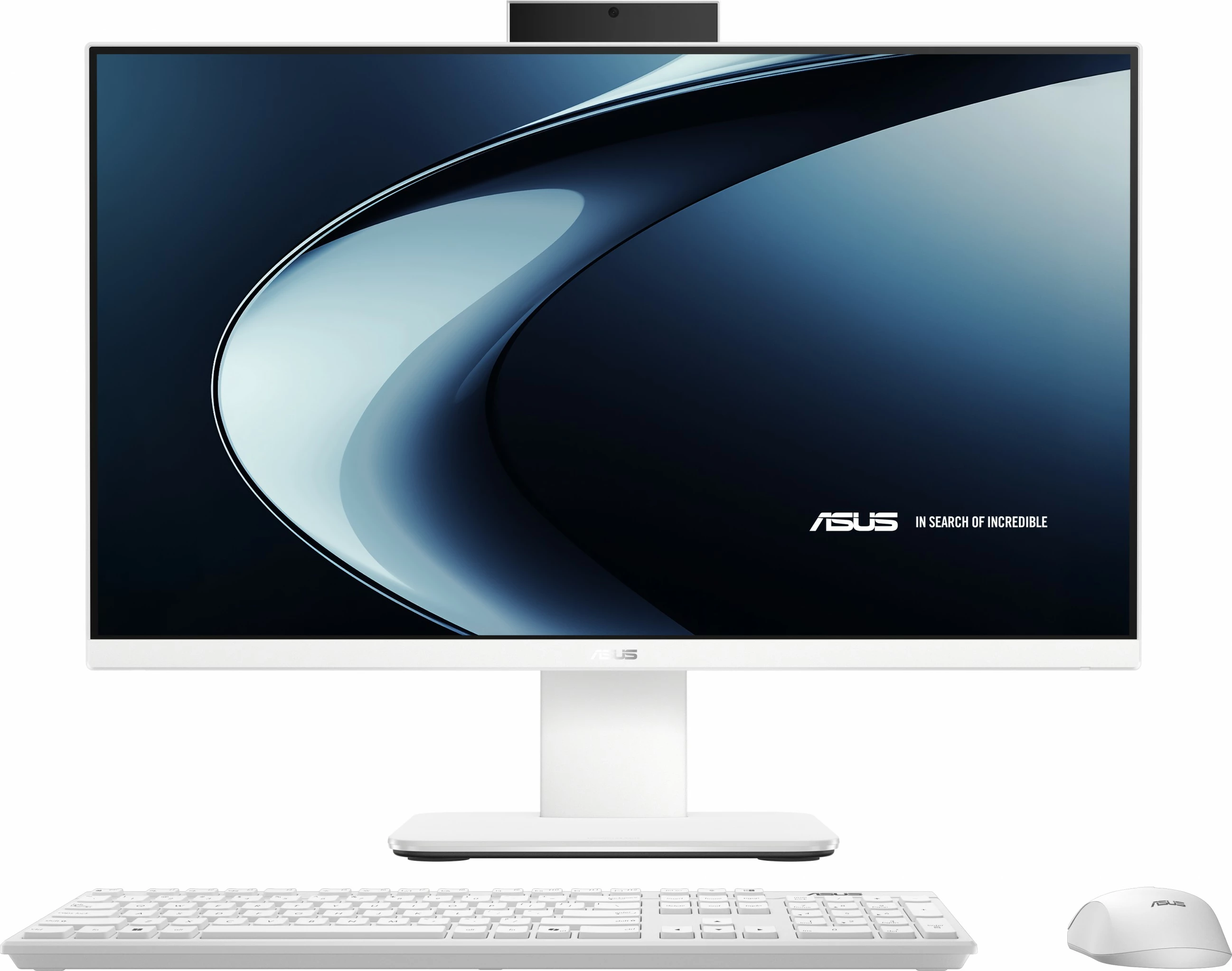 Vse-v-enem računalnik 24-palčni Intel Core i5-13420H, 8GB RAM pomnilnik, 512GB SSD, bel — ASUS ExpertCenter P4