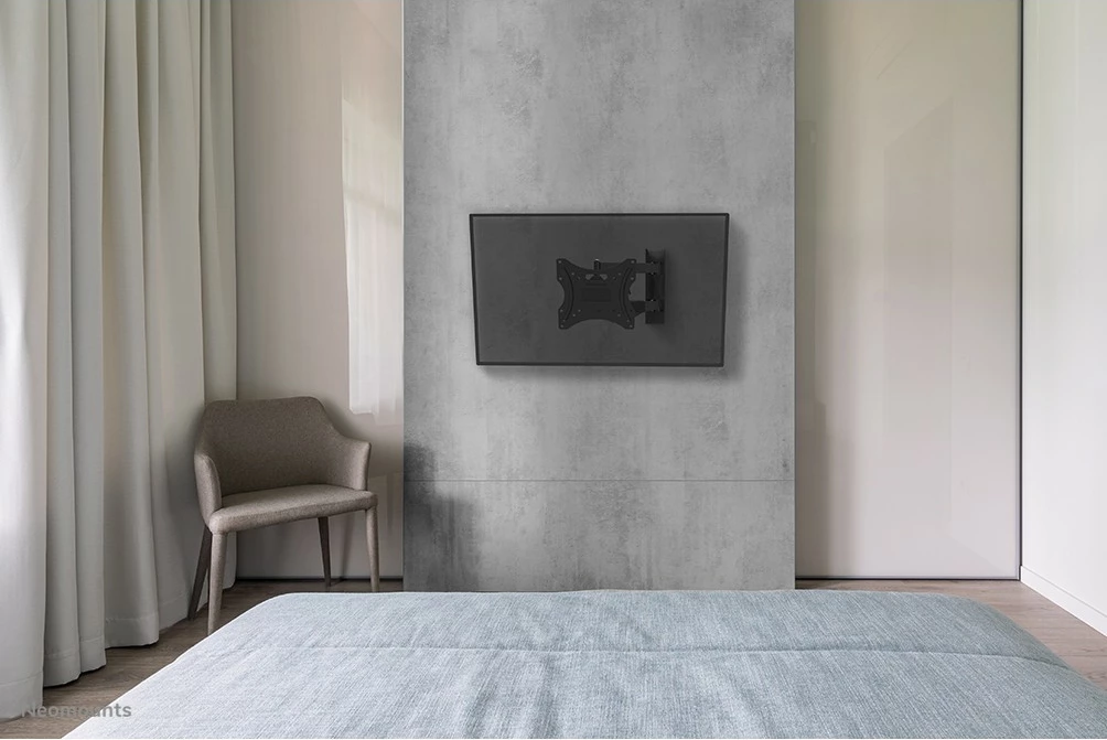 Stenski nosilec za zaslon 32"-55", Neomounts WL40-550BL12, 100x100-200x200, črn