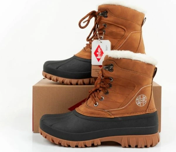 Zimske čizme Lee Cooper za ženske, rjave