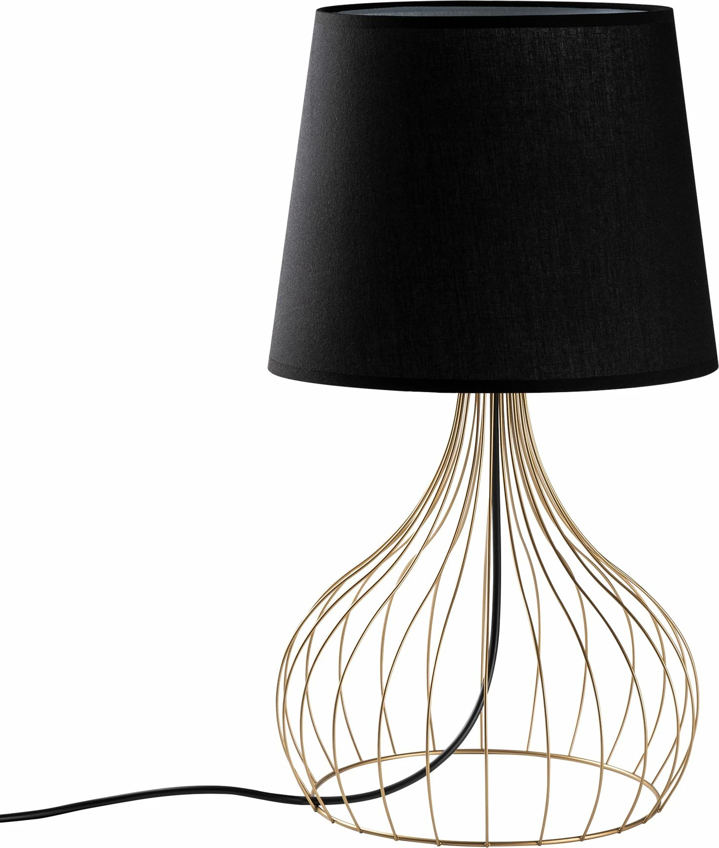 Namizna svetilka Opviq Telıs - 5401, zlata in črna