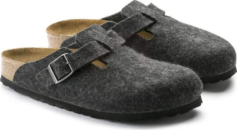 Natikači Birkenstock, unisex, sivi