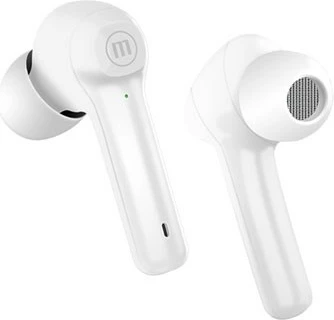Brezžične slušalke z ohišjem za polnjenje Maxell Dynamic+, Bluetooth, bele