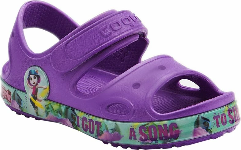 Sandali za deklice Coqui, vijolični