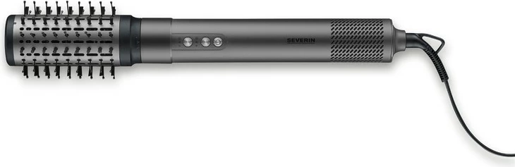 Električna krtača za lase Severin WL 0683, 1500 W, 4 nastavki, antracit/srebrna