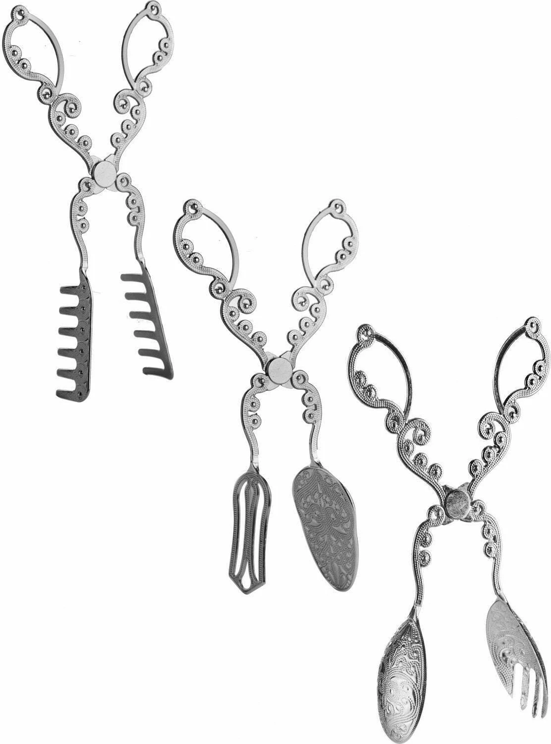 Kuhinjske klešče (3 kosi), Hermia Concept, PLT0419