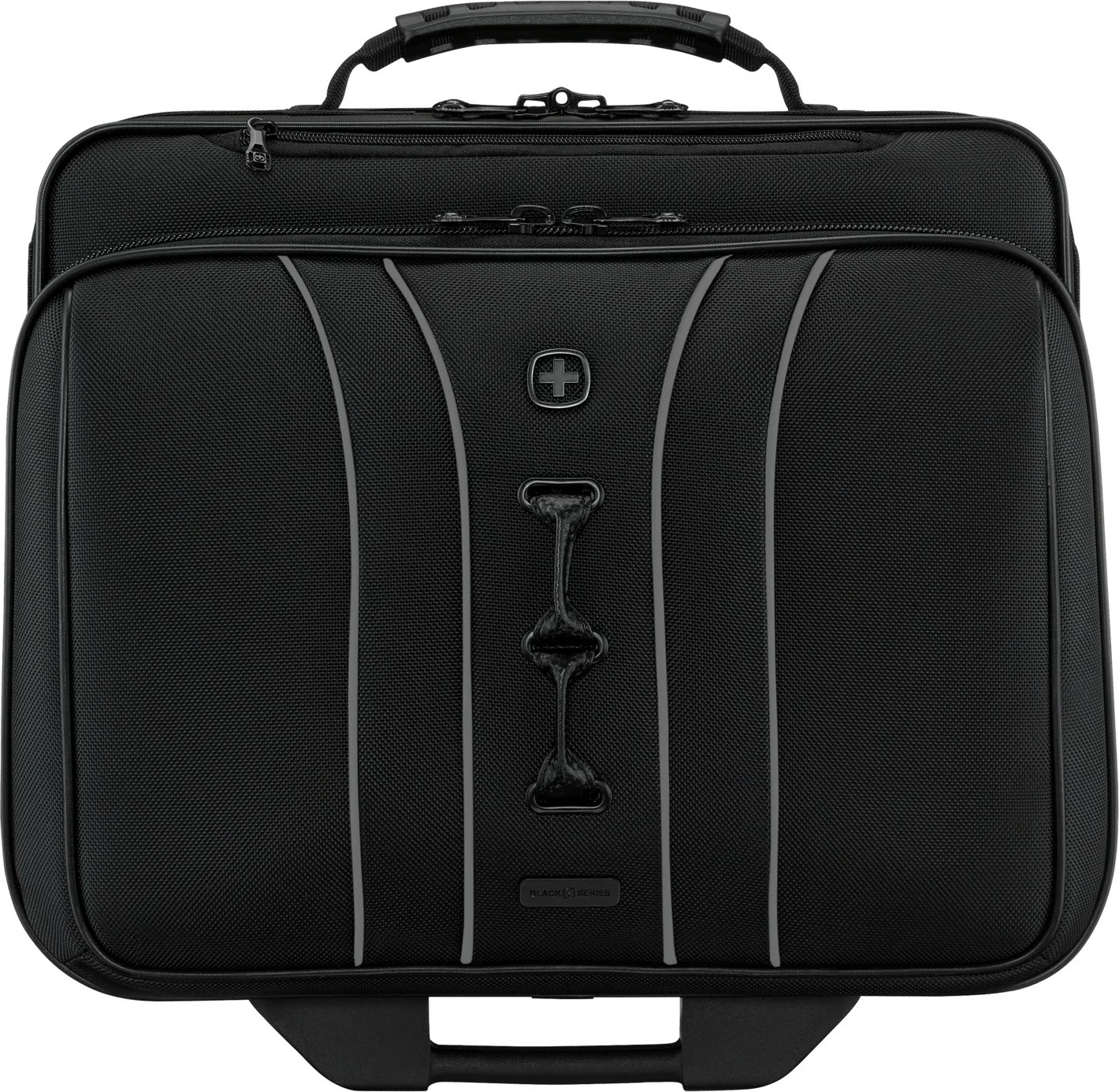 Torba za prenosnik Wenger Legacy Black Series, 15,6'', z kolesi, črna